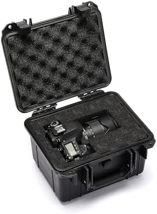 Mayouko Portable Tool Box with Shock- Proof Sponge, Water Proof Grade IP67, Waterproof Hard Case with Foam Insert, Handheld Gimbal Explosion-Proof Box, Waterproof Hard Case, 10.6 x 9.7 x 6.9 inch