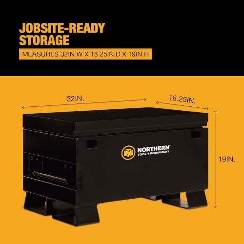 Northern Tool Jobsite Storage Box, 5 Cu. Ft., 32in.W