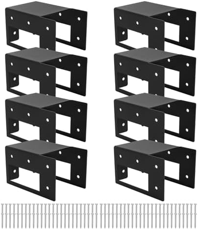 Firewood Log Storage Holder 8 Pack,Firewood Rack Brackets
