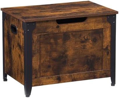 GAOMON 23.6" Storage Chest, Storage Bench with Safety Hinge
