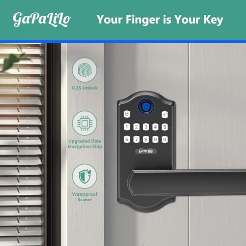 Multi Unlock Methods Smart Door Lock with Keypad
