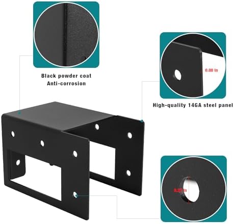 Firewood Log Storage Holder 8 Pack,Firewood Rack Brackets
