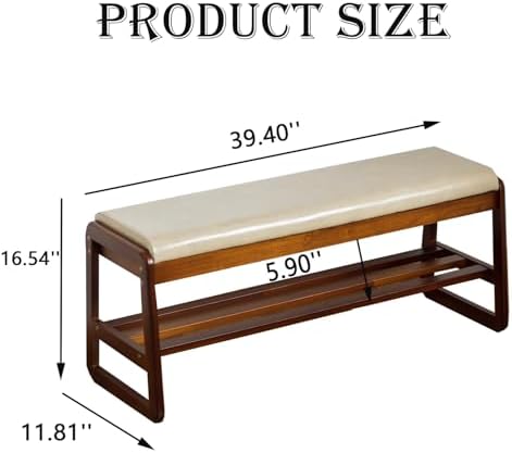 latifolia 2 Tier Shoe Rack Bench with Flip-Top Storage, Grey