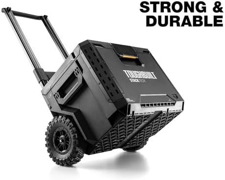 ToughBuilt StackTech Rolling Tool Box with 9-Inch Wheels, 250 lb Capacity
