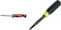 Klein Tools Folding Jab Saw 31737 and 11-in-1 Ratcheting Screwdriver/Nut Driver 32500HDRT Bundle