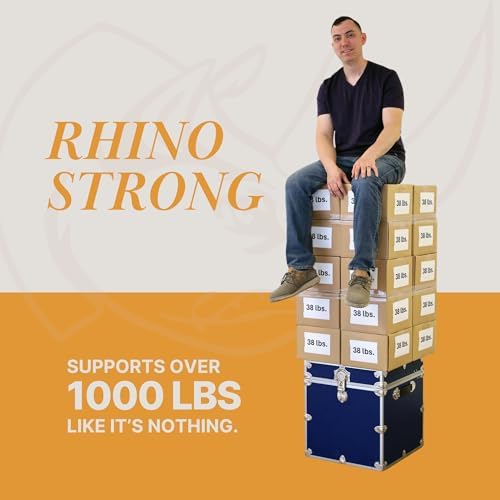 Rhino Classic Cube Trunk, College Dorm Footlocker & Home Storage End Table