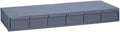 Durham 002-95 Gray Cold Rolled Steel Storage Cabinet, 33-3/4" Width x 4" Height x 11-5/8" Depth, 6 Drawer