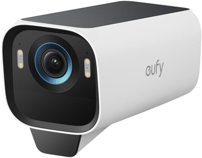 eufy Security eufyCam S3 Pro, Add-On Camera, 4K Solar Outdoor