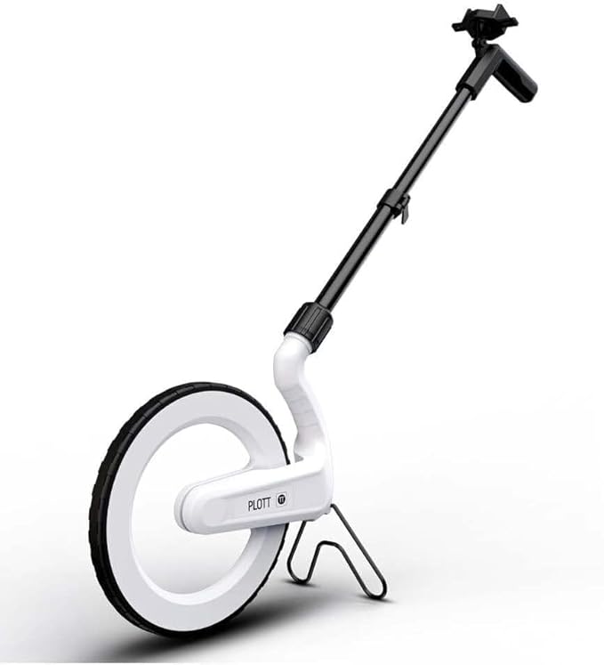 Plott Carta: Digital Mapping Wheel; Electronic Distance Measuring and