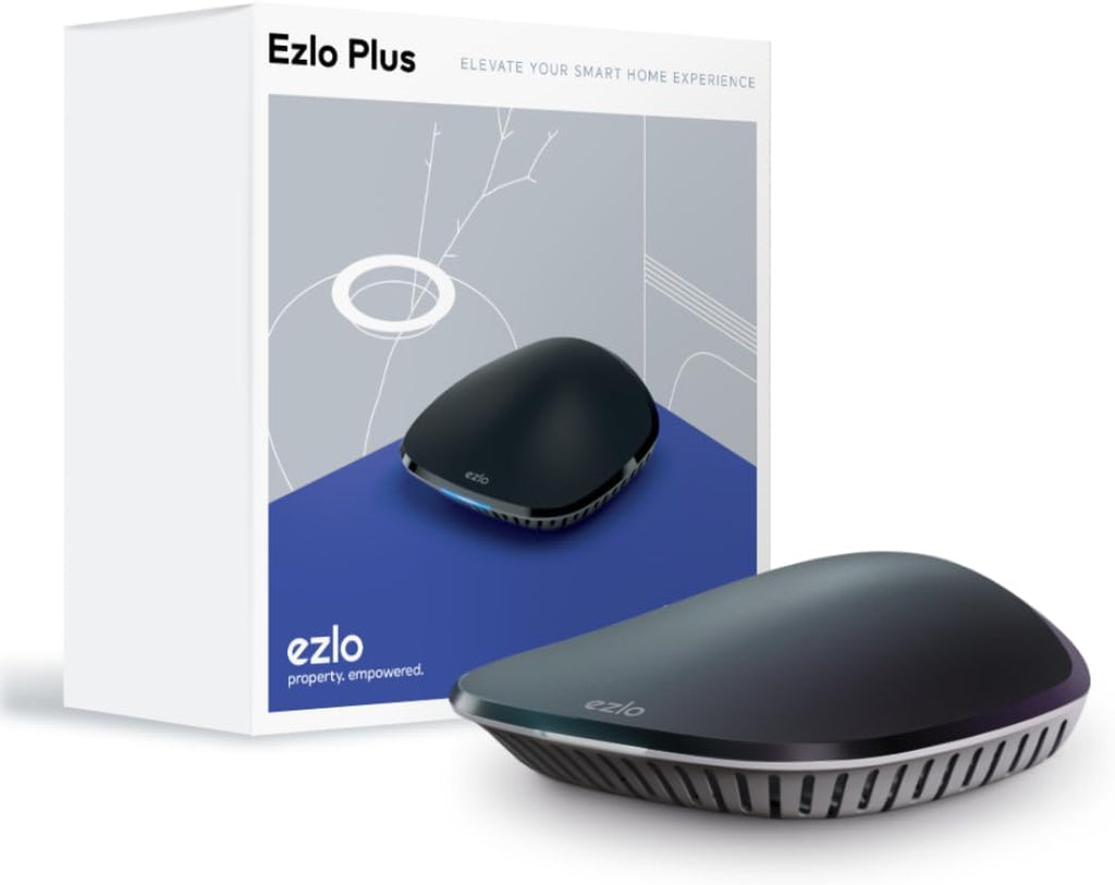 Ezlo Plus Smart Home Hub with Zigbee & Z-Wave. Works with Wi-Fi Devices