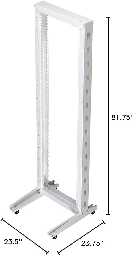 NavePoint 42U 2 Post Rack Open Frame Server Rack