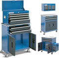 LARBANKE 8-Drawer Rolling Tool Chest with Wheels,2-in-1 Detachable Design