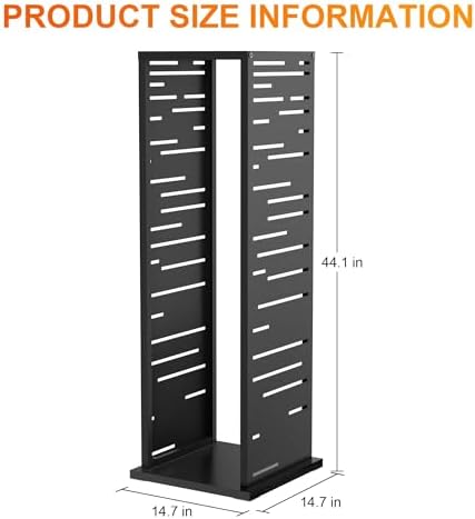 4ft Firewood Rack Indoor, Wood Rack, Metal, 1000 lbs (Rectangle)