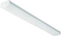 Lithonia Lighting 4 Foot LED Light Fixture, Low-Profile LED Wraparound Flush