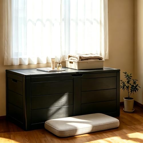 Outdoor Storage Box 70gallon Waterproof Deck Boxes for Furniture & Tool Box