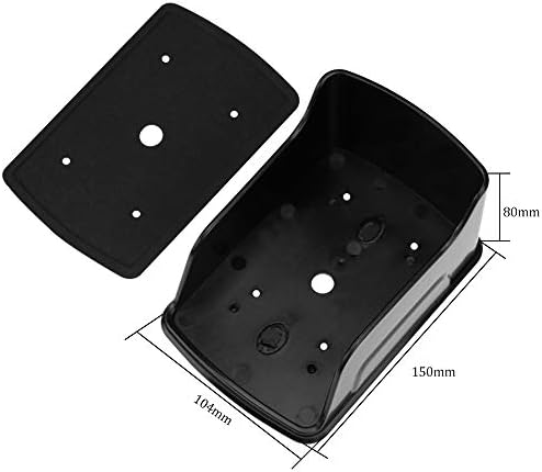 10 RFID Keychains + Waterproof Rain Cover + RFID Metal Keypad Supports 1000 Users Wiegand-26 Interface (Input/Output)