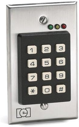 IEI Linear Corp 212i Style Flush Mount Indoor Keypad, Silver (0-211111)