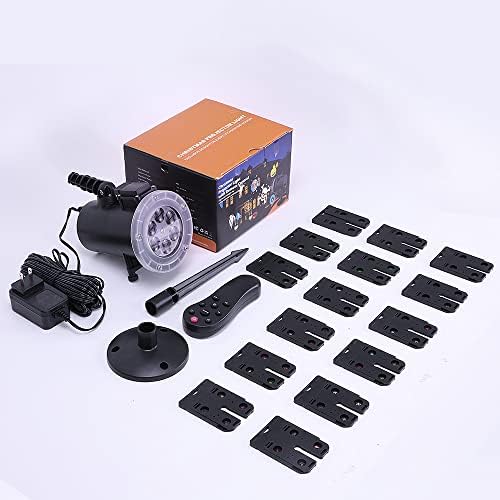 Christmas Halloween Lights Projector Outdoor,Syslux Holiday Projector Lights,16 HD Slides LED Waterproof Light Indoor Lights with Remote Control for Party Garden Halloween Xmas Landscape Decor