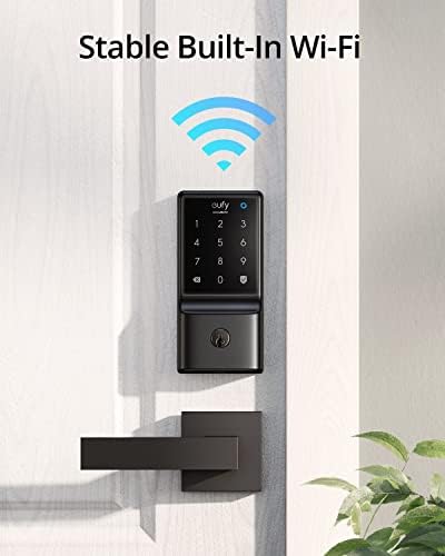eufy Security Smart Lock C210, Keyless Entry Door Lock, Built-in Wi-Fi