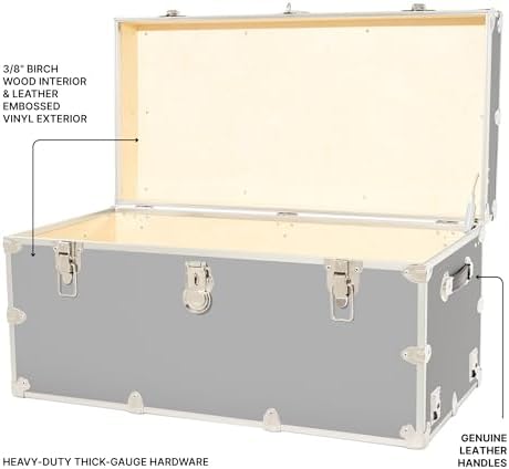 Rhino Classic XXL Storage Trunk, College Dorm Chest, Bench, Coffee Table