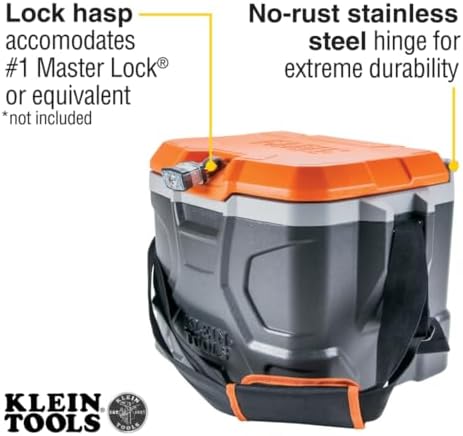 Klein Tools 55600 Work Cooler, 17-Quart Lunch Box
