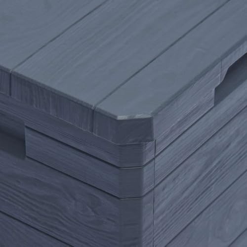 vidaXL Patio Storage Box 23.8 gal Anthracite