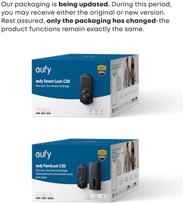 eufy Security Smart Lock C30, Keyless Entry Door Lock, Built-in Wi-Fi