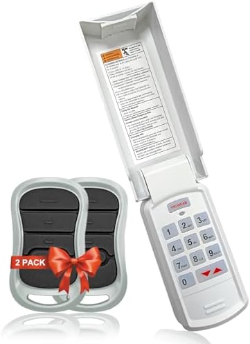 for Genie Garage Door Opener keypad & Remote Replacement, for All Genie/Overhead/Intellicode/DIP Switch Garage Door Openers, Wireless Keypad Keyless Entry, for Model GK-R/OKP-BX etc. Safe&SecureAccess