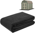 M METERXITY Outdoor Storage Shed Mat, 8.2x8.2 FT Waterproof Small Shed Flooring Mat for Patio Furniture Floor Protecting from Wear/Liquid/Dust/Oil, Non-Slip Carport Pad [Grey]
