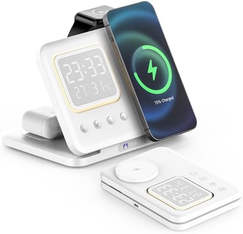 ihao 5in1 multi functional wireless charger, close-up detail