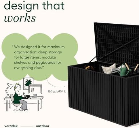 Veradek Everything Box - 120-Gallon Outdoor Storage Box