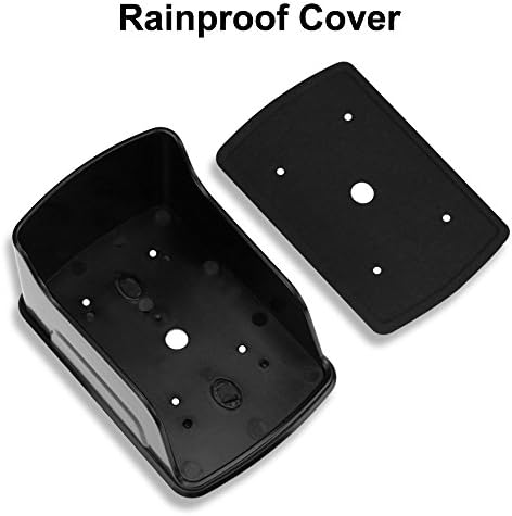 LIBO Waterproof Access Control Keypad Proximity RFID Controller, Suitable for Single Door Entry System, Support 1000 Users, Including 10pcs 125KHz RFID Keyfobs with Rainproof Cover