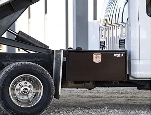 Buyers Products 1702300 Black Steel Underbody Truck Tool Box, 18x18x24 Inch
