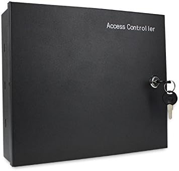 MENGQI-CONTROL 2 Door Access Control Board System 110-240V Power Supply Box North American ANSI Electric Strike Lock RFID Reader Enroll USB Reader RFID Card & Key Fobs,Phone APP Remotely Open Door