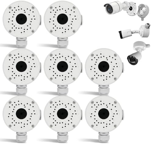 metal aluminum ip66 waterproof bullet security camera junction shown in use