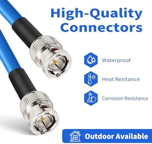 Superbat SDI Cable BNC Cable 3G/6G/12G，10FT/15FT/30FT/50FT/100FT/200FT