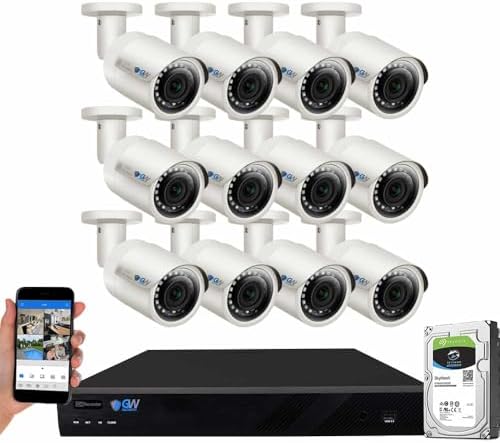 gw security 16 channel 4k nvr 5mp poe shown in use