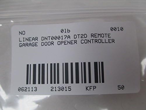 new linear dnt00017a dt2d delta remote transmitter garage, front angle view