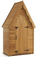 MCombo Outdoor Storage Cabinet, Wooden Garden Tool Shed for Yard 1955
