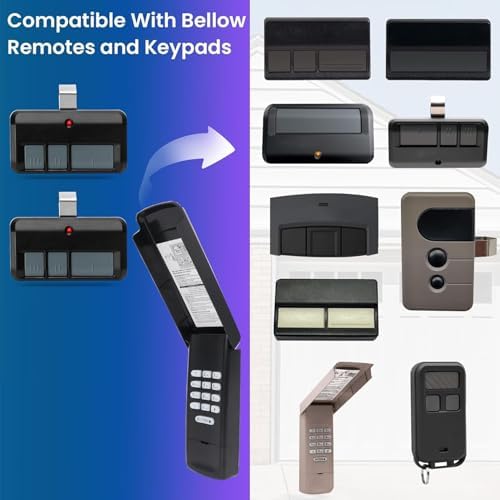 Black for liftmaster Chamberlain Garage Door Opener Keypad Remote Universal