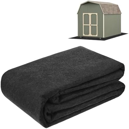 M METERXITY Outdoor Storage Shed Mat, 6x9 ft Shed Flooring Mat, Grey