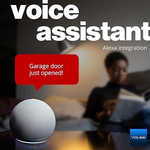 YoLink 1/4 Mile World's Longest Range Smart Wireless Garage Door Opener, App Control, Compatible with Alexa IFTTT, YoLink Hub Required
