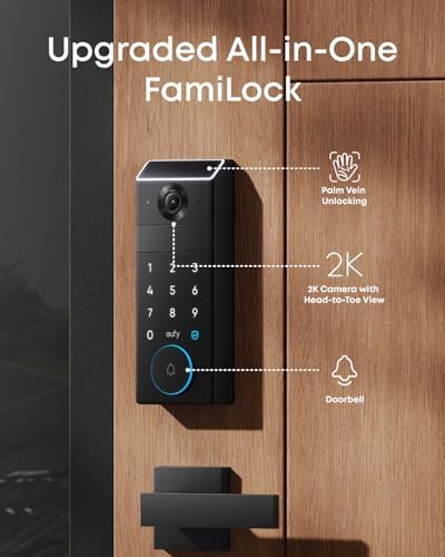 eufy Security Video Smart Lock FamiLock S3 Max with Palm Vein Recognition