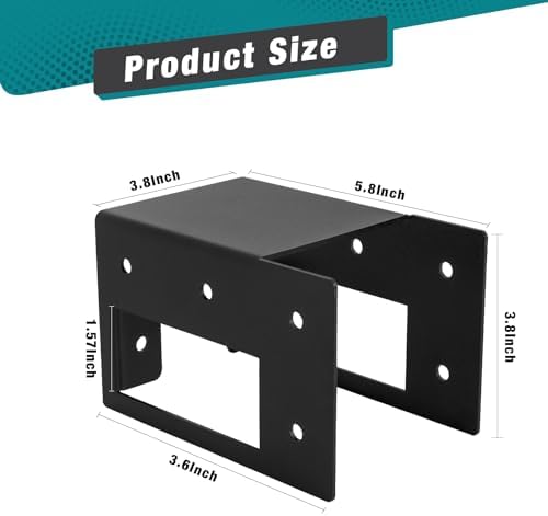 Firewood Log Storage Holder 8 Pack,Firewood Rack Brackets