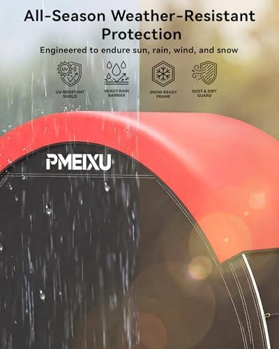 Bike Tent with Rain Cover, Portable Storage Shed for 2-3 Bikes