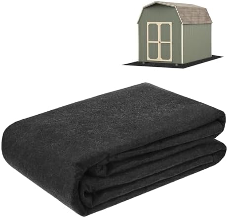 M METERXITY Outdoor Storage Shed Mat, 6x8.2 ft Shed Flooring Mat, Grey