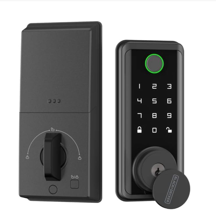 Black & Decker Smart Lock with Gateway - Black