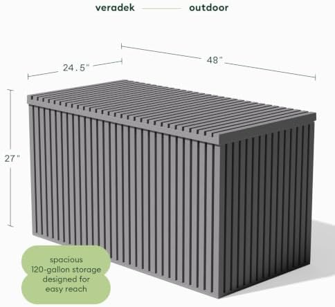 Veradek Everything Box - 120-Gallon Outdoor Storage Box