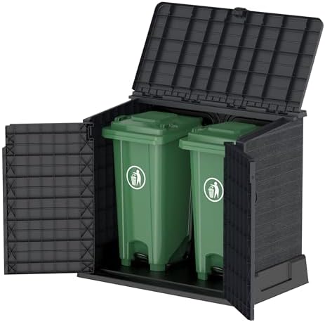 Duramax Storeaway 4 ft. 3 in. x 2 ft. 5 in. x 3 Ft 7 in. Resin Horizontal Outdoor Storage Shed Gray