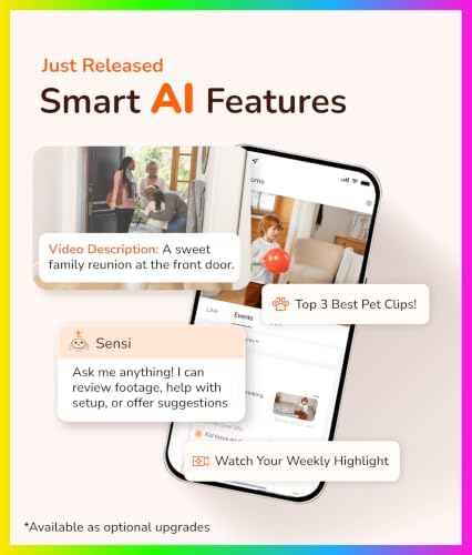 SensForge 2.5K Wireless Security Camera, Outdoor Battery Powered, 2.4GHz Wi-Fi, Magnetic, No Subscription Required, Human/Motion Detection, Color Night Vision, Spotlight, Siren, 2-Way Talk